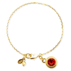 Birthstone Gem Bracelet -Clothing Online Store BirthstoneBraceletJulyRuby