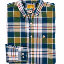 Narragansett Bay Sailing Madras Shirt