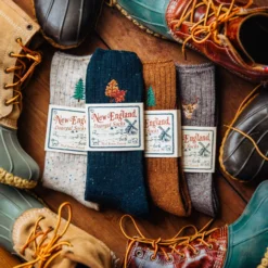 Winter Pine Donegal Sock -Clothing Online Store Donnegal Sock Marketing shot with Duck Boots 91072524 1085 4a42 8433 1a9d777bac4d scaled