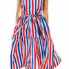 American Summer Striped Dress -Clothing Online Store Fourth of July Striped Dress scaled