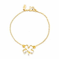 The Gold Four Leaf Clover Bracelet