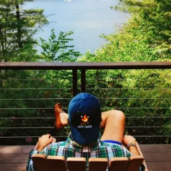 S'mores Happy Camper Hat -Clothing Online Store Happy Camper Hat Marketing