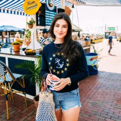 Anchor Starboard Sweater - Navy -Clothing Online Store IMG 1328 scaled