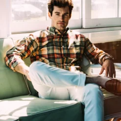 Penobscot Bay Sailing Madras Shirt -Clothing Online Store IMG 2777 scaled