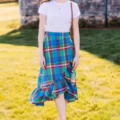 Lake Abanakee Madras Skirt -Clothing Online Store IMG 42112 scaled