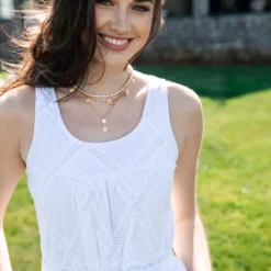 Adeline Floral Eyelet Dress -Clothing Online Store IMG 4266 scaled