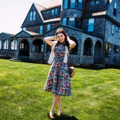 Jacqueline Patchwork Madras Shirtdress -Clothing Online Store IMG 4835 scaled