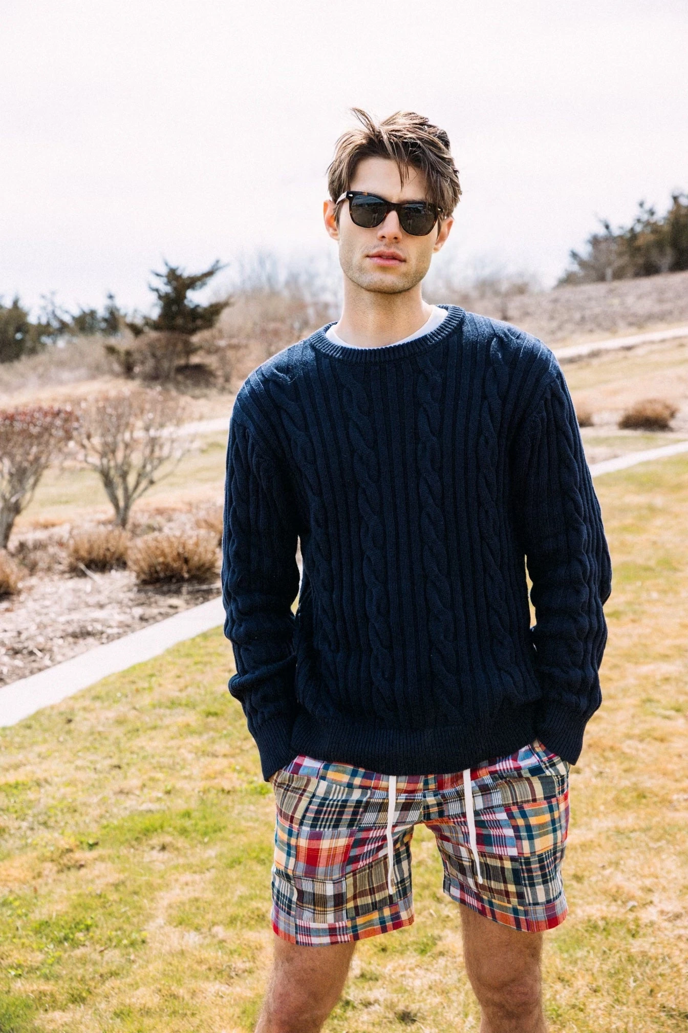 Hyannis Drawstring Madras Shorts - Image 2