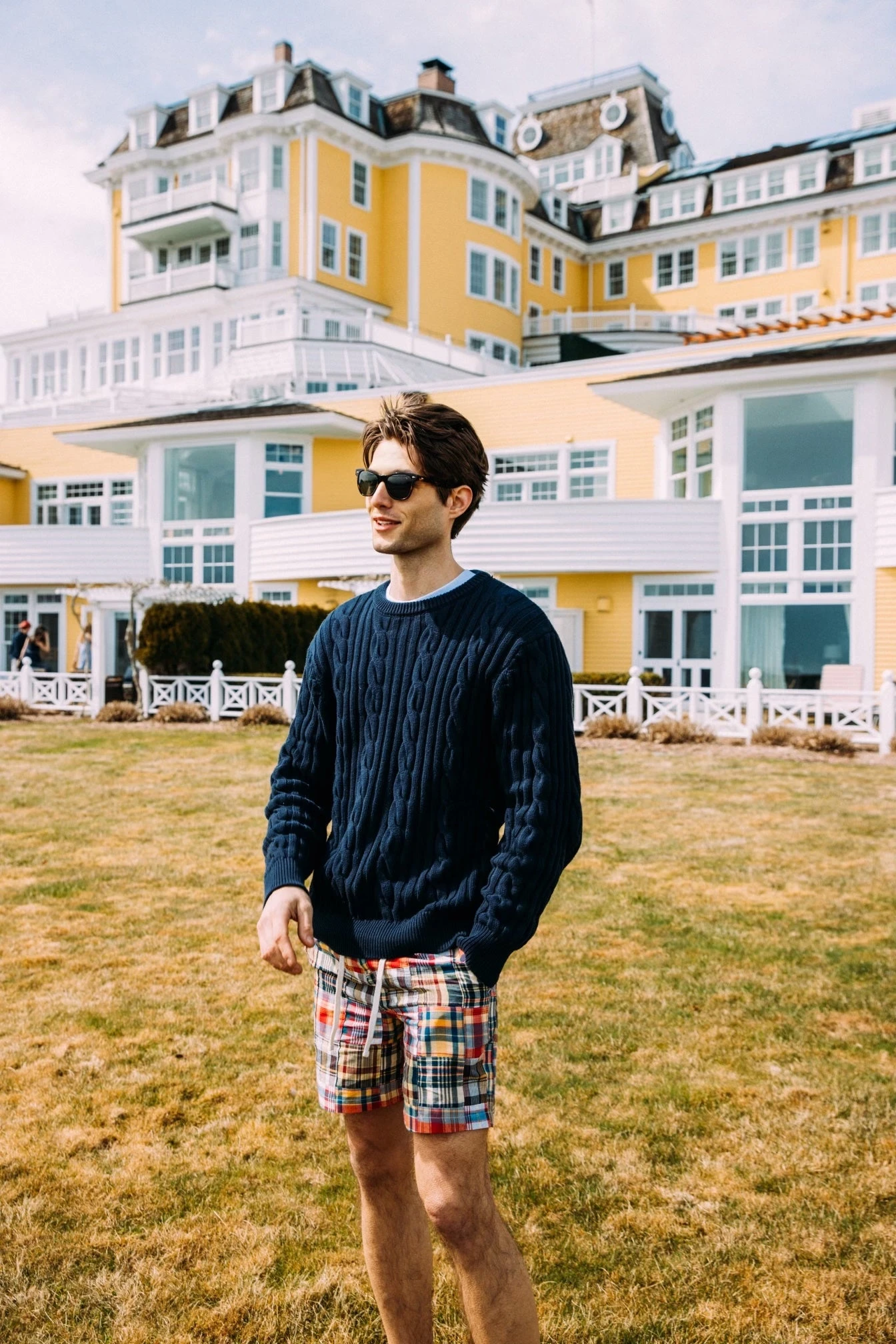 Hyannis Drawstring Madras Shorts - Image 3