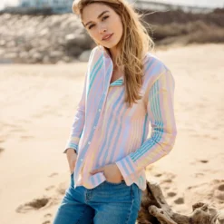 Bahama Breeze Striped Oxford -Clothing Online Store Megwiththestripedshirt