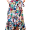 Montauk Patchwork Madras Skirt -Clothing Online Store MontaukMadrasSkirtonwhite