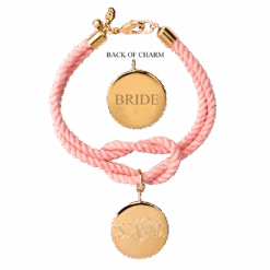 Palm Beach Knot Monogram Wedding Bracelet