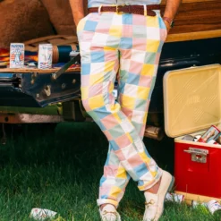 The Caddyshacks -Clothing Online Store Patchwork Prep Pants 3 scaled