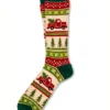 Santa's New Sleigh Socks -Clothing Online Store Santa s New Sleigh