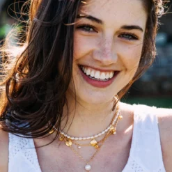 Sunflower Pearl Drop Necklace -Clothing Online Store Sunflower Jewelry 2 cfbafcd1 01d6 4ca7 95b1 1e38a08aa516