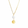 Sunflower Pearl Drop Necklace -Clothing Online Store SunflowerDropPearlNecklaceonwhiteforsite scaled