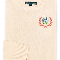 Cayman Crab Monogram Sweater
