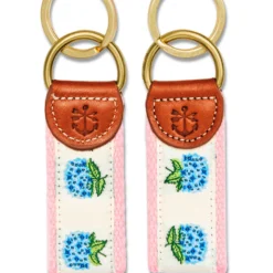 Hydrangea Bloom Key Fob