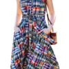 Jacqueline Patchwork Madras Shirtdress