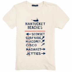 Nantucket Beaches T-Shirt- Women's