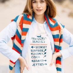 Nantucket Beaches T-Shirt- Women's -Clothing Online Store nantucketbeachtee2
